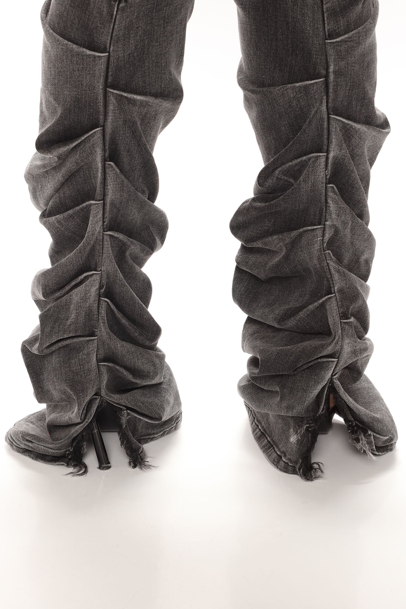 Have This Dance Stacked Jeans - Black Ins Street