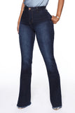 Valentina High Rise Flare Jeans - Dark Denim Ins Street