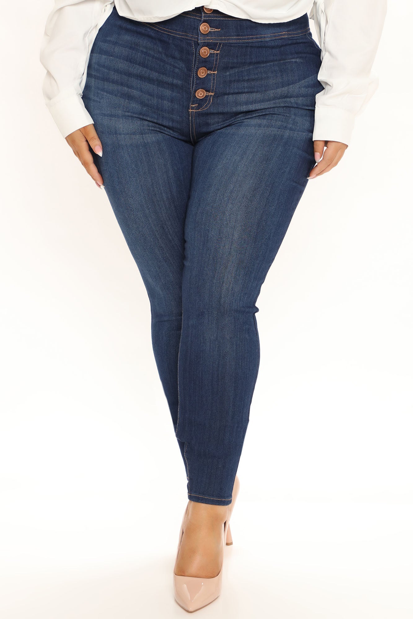 Missing You Crazy High Rise Jeans - Dark Wash Ins Street