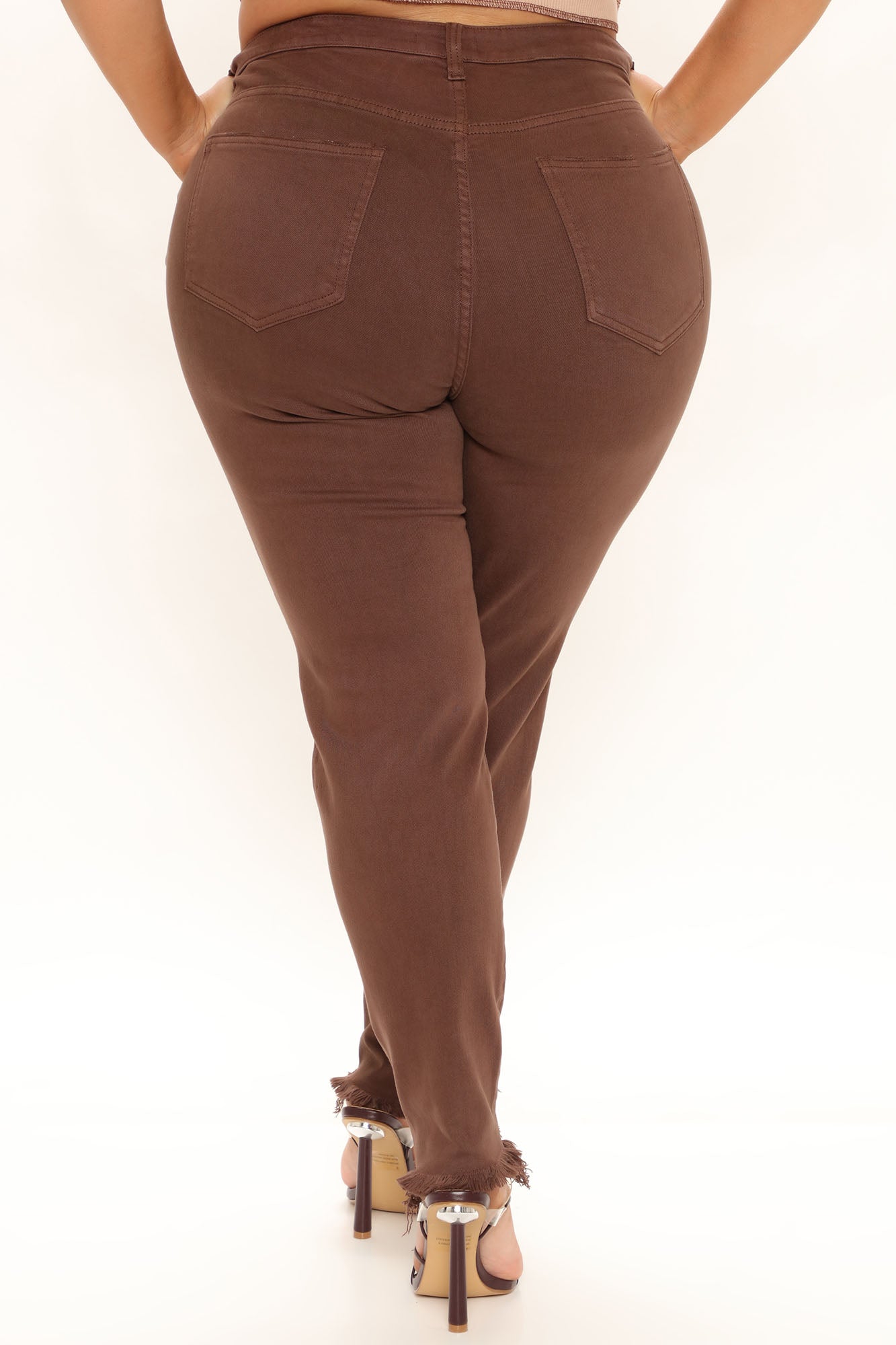 Feel That Vibe Ripped Skinny Jeans - Chocolate Ins Street