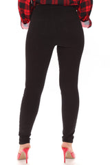 Party Babe Smoothing Stretch Skinny Jeans - Black Ins Street