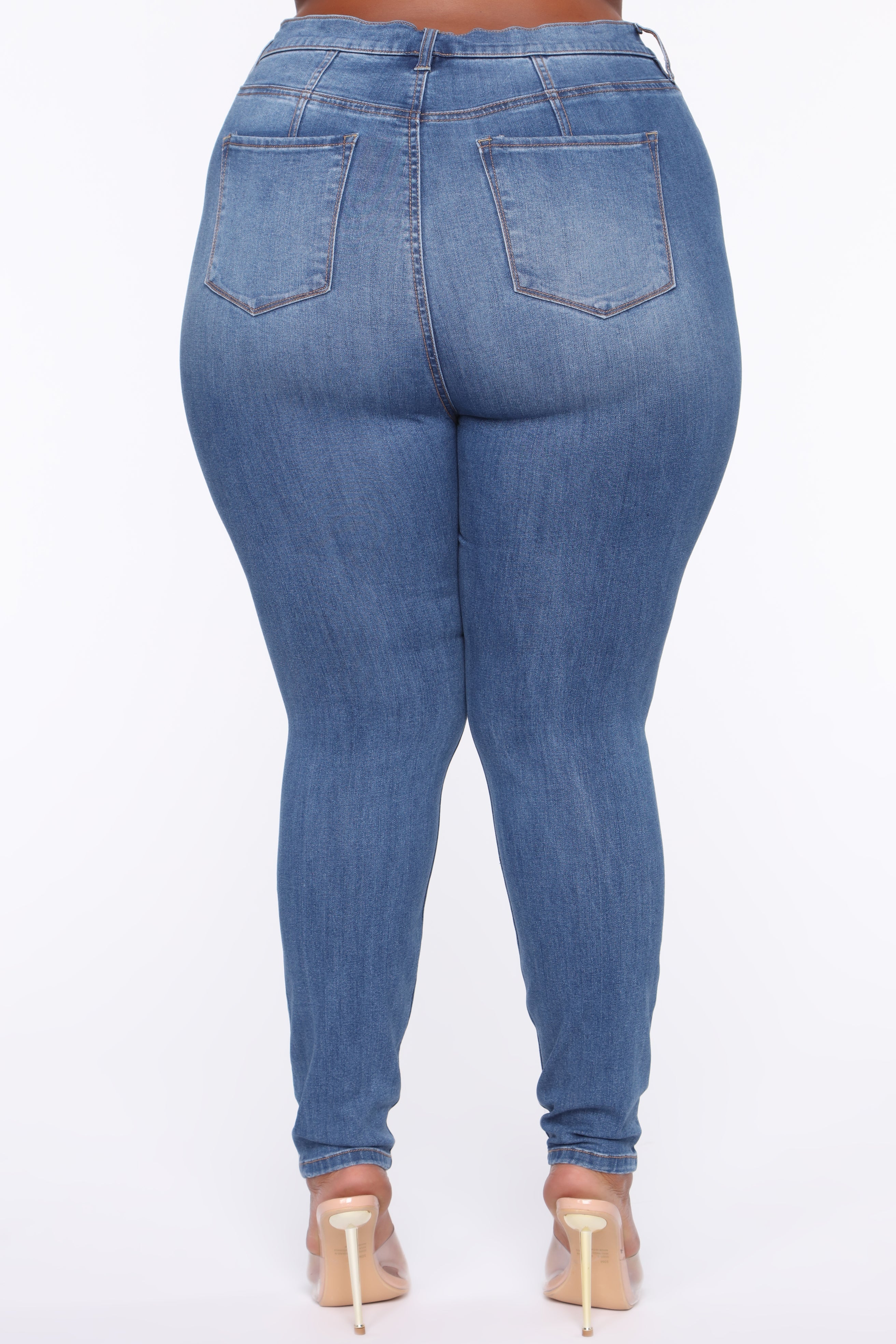 Our Favorite High Rise Skinny Jeans - Medium Blue Wash Ins Street