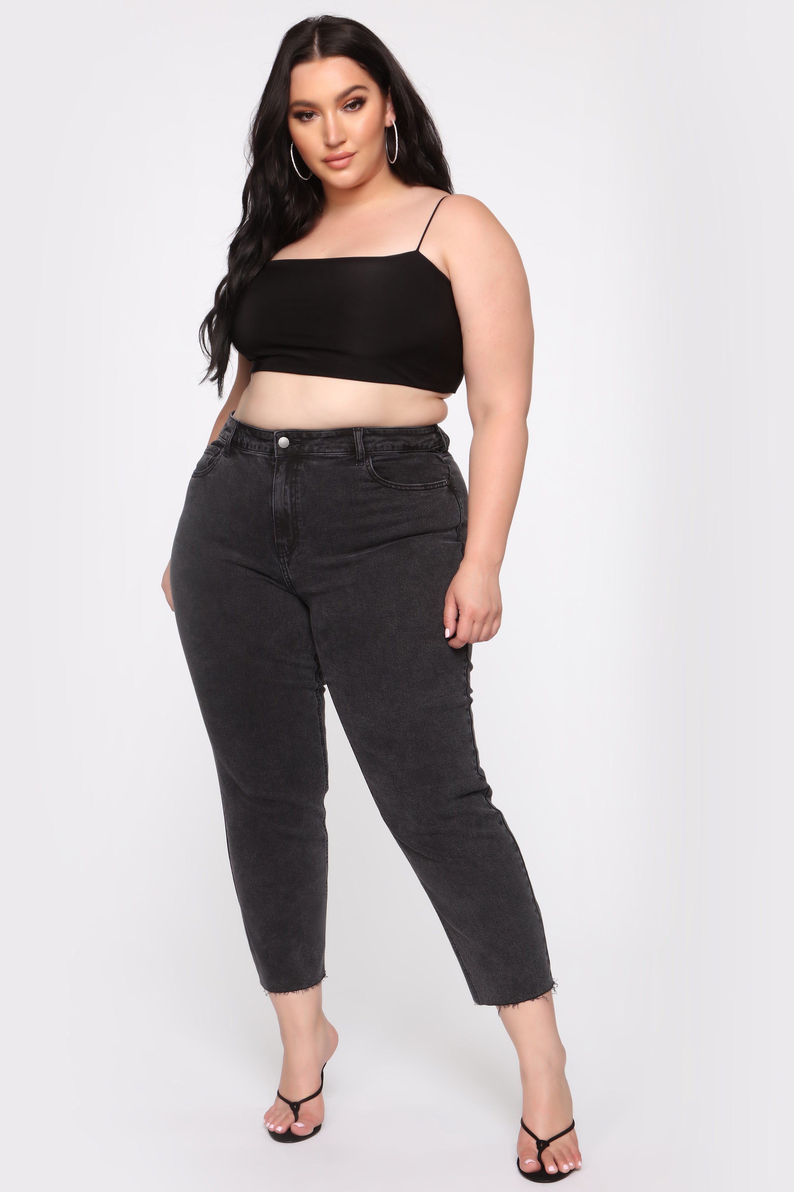 Dress To Kill Mom Jeans - Black Ins Street