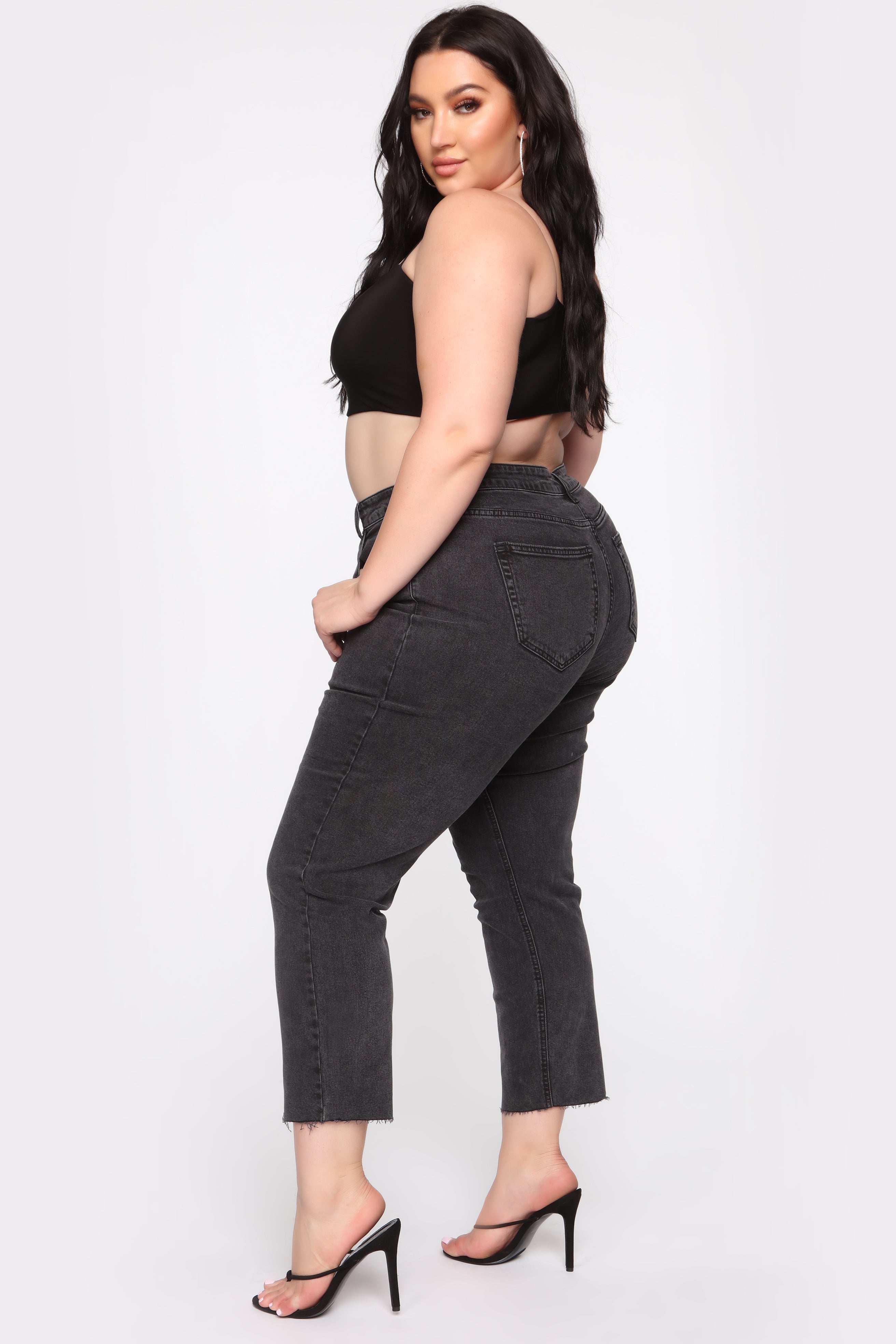 Dress To Kill Mom Jeans - Black Ins Street