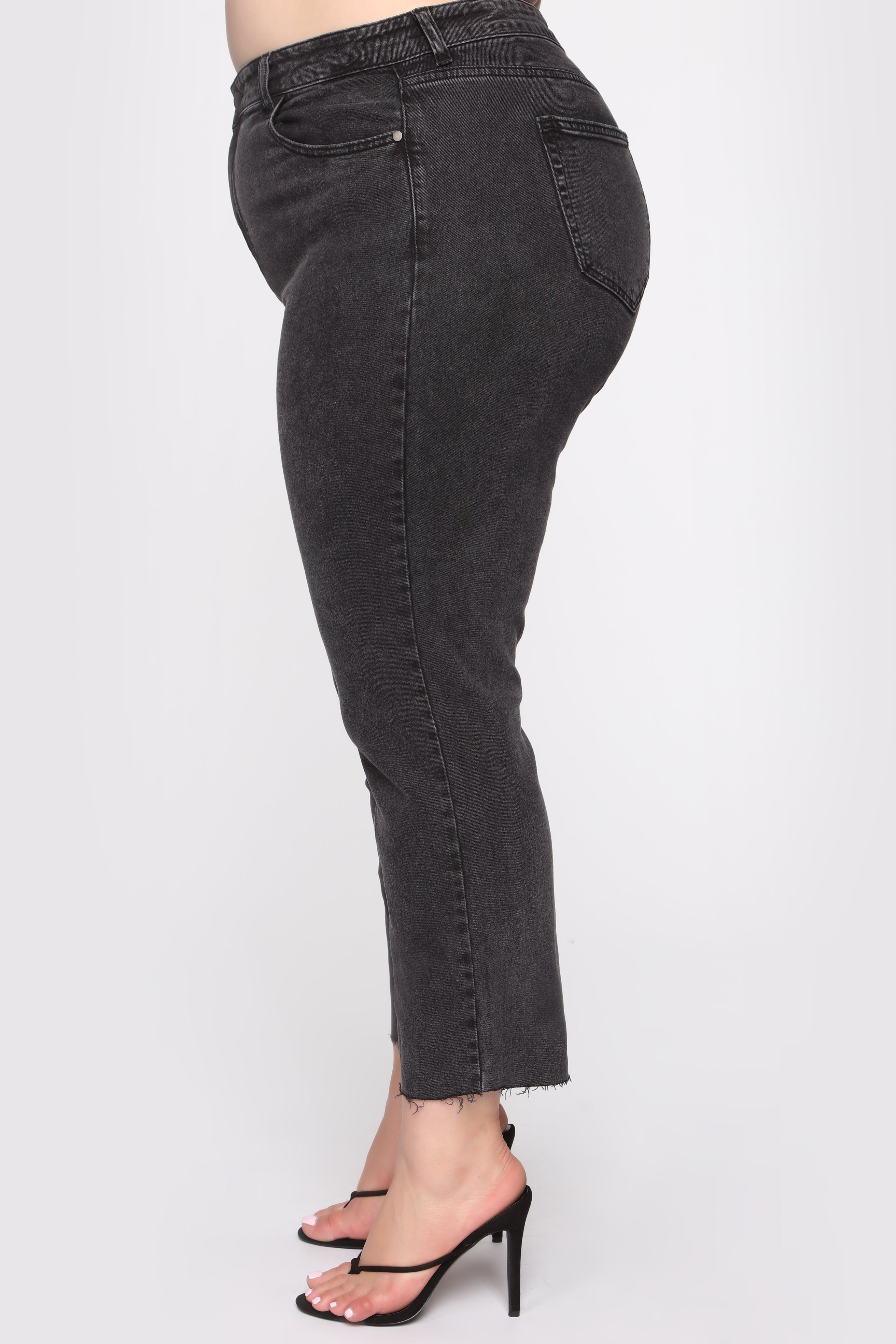 Dress To Kill Mom Jeans - Black Ins Street