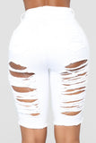 Wave Crasher Bermuda Shorts - White Ins Street