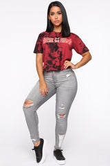 Mysterious Gal Jeans - Grey Ins Street