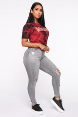 Mysterious Gal Jeans - Grey Ins Street