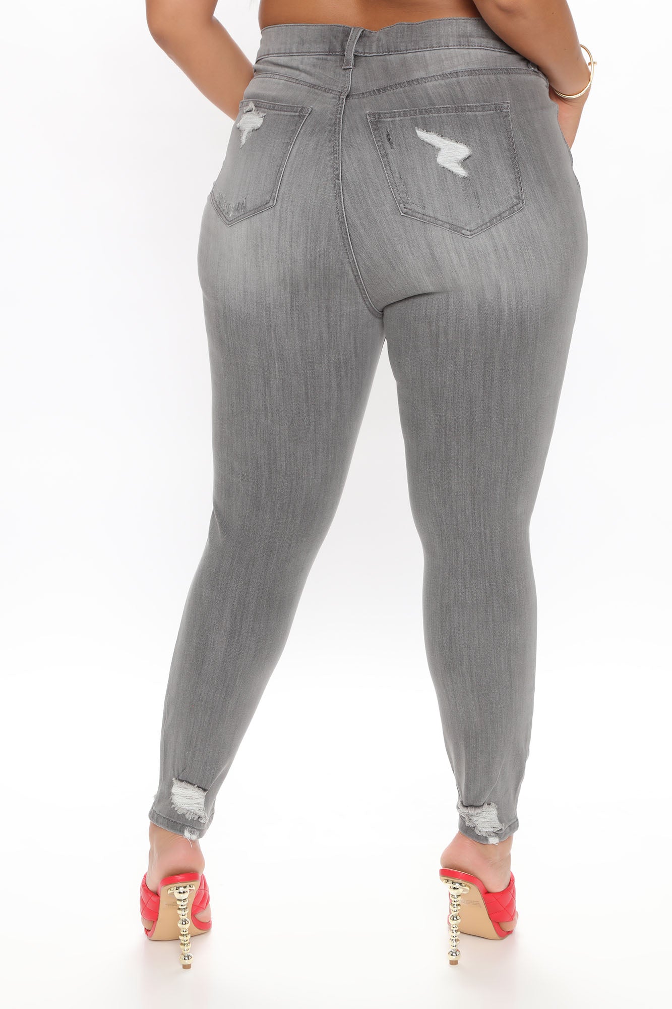 Mysterious Gal Jeans - Grey Ins Street