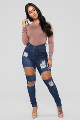 Needing Something Jeans - Dark Denim Ins Street