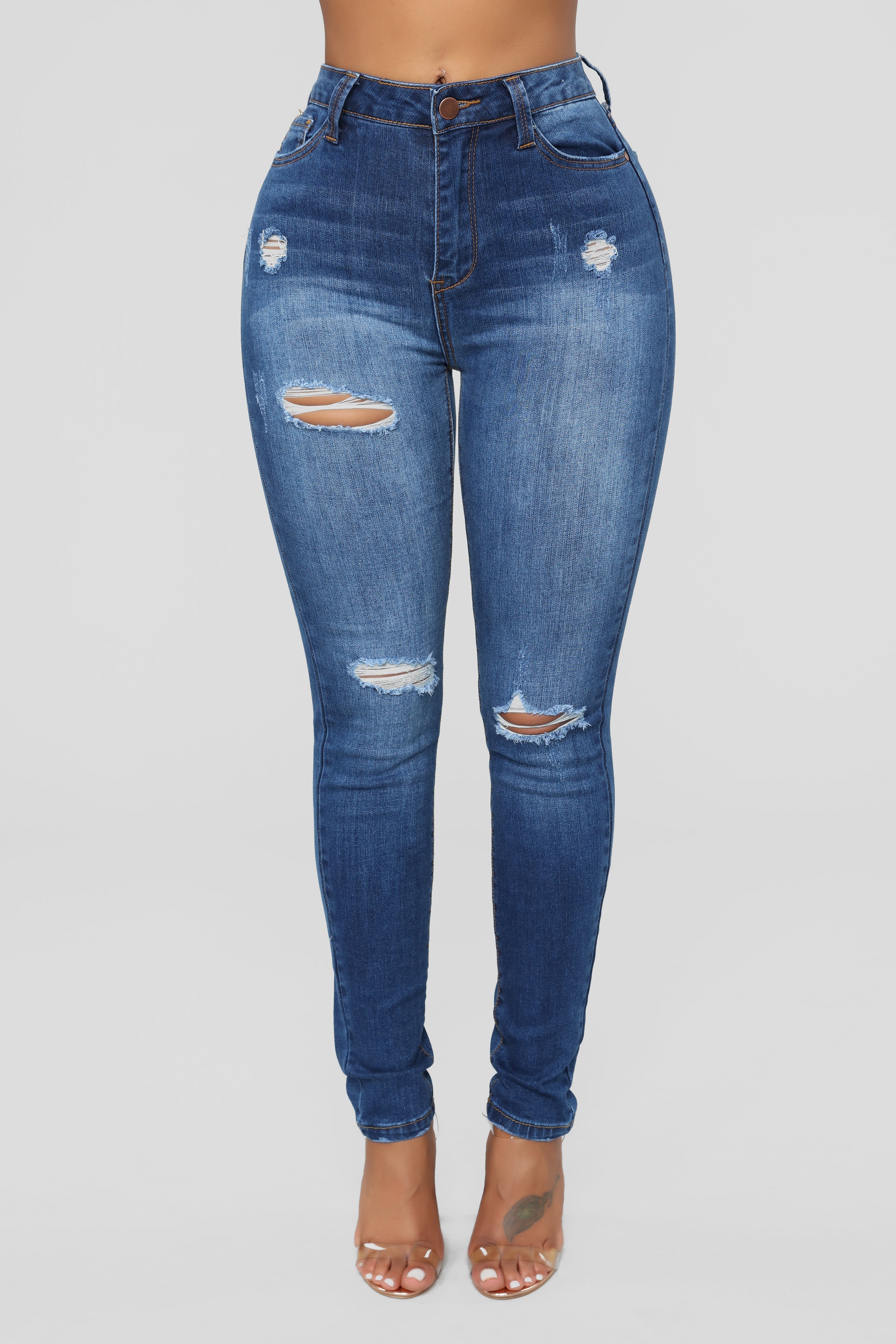 Hannah High Rise Jeans - Dark Denim Ins Street