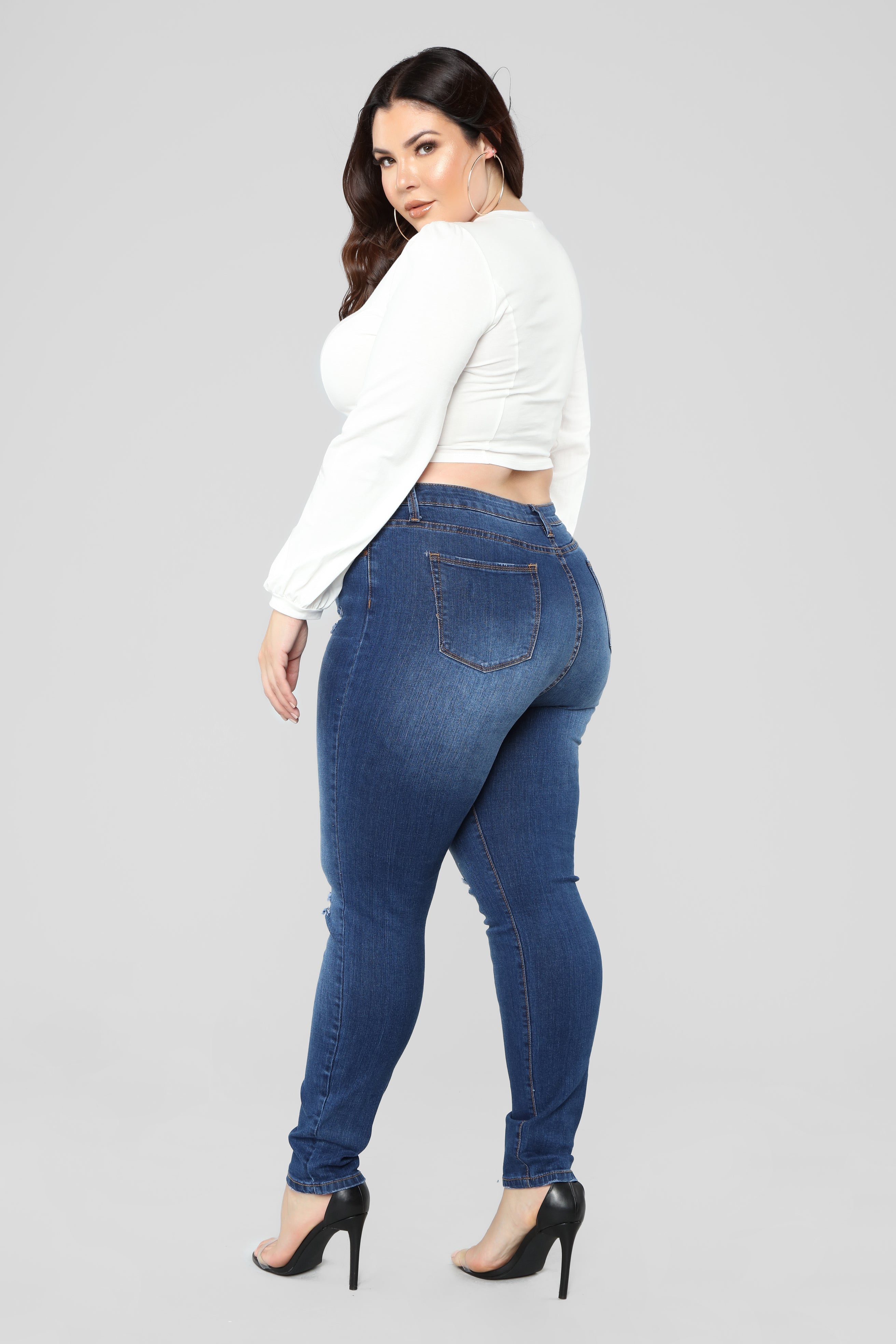 Hannah High Rise Jeans - Dark Denim Ins Street