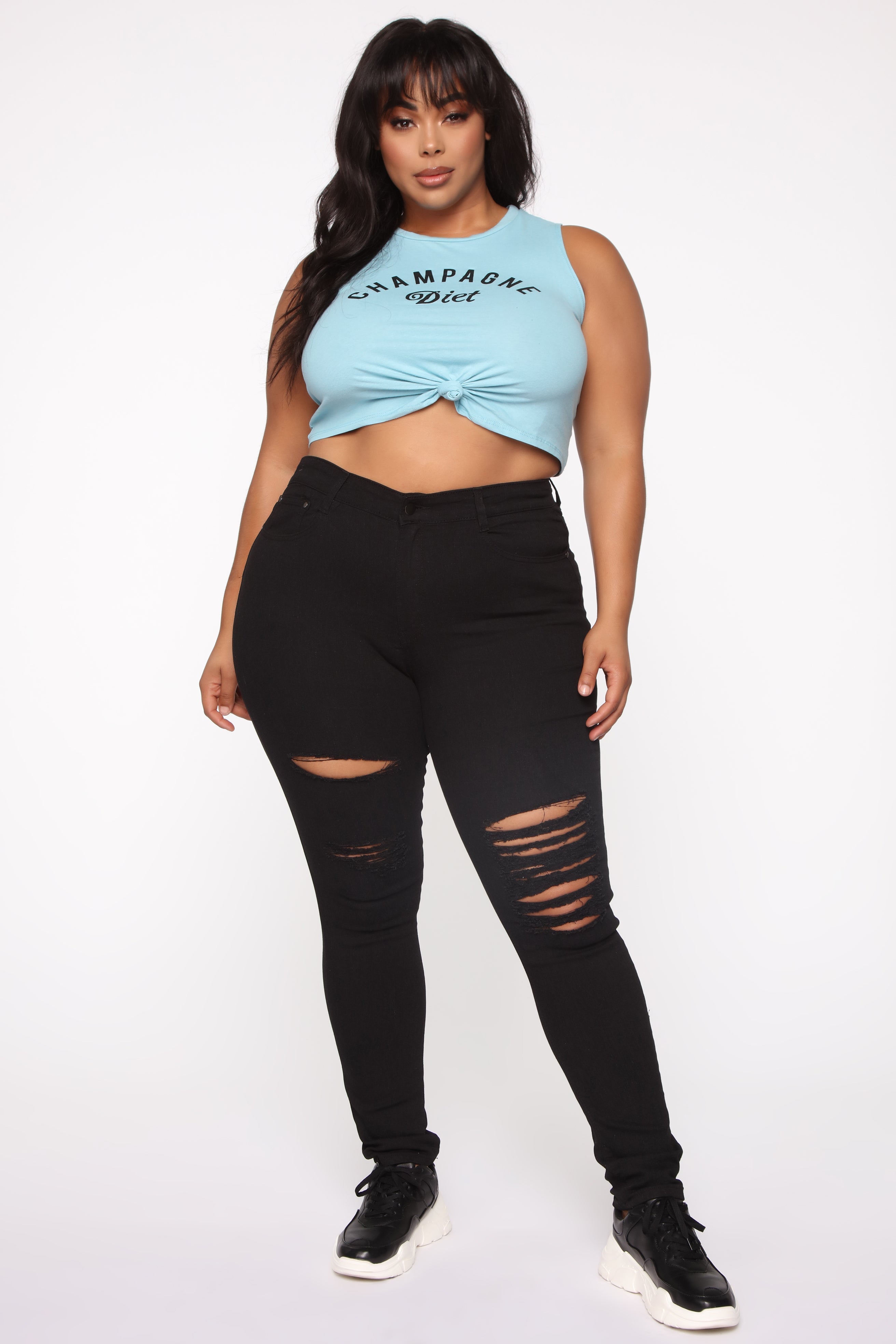 Shake That Thing Jeans - Black Ins Street