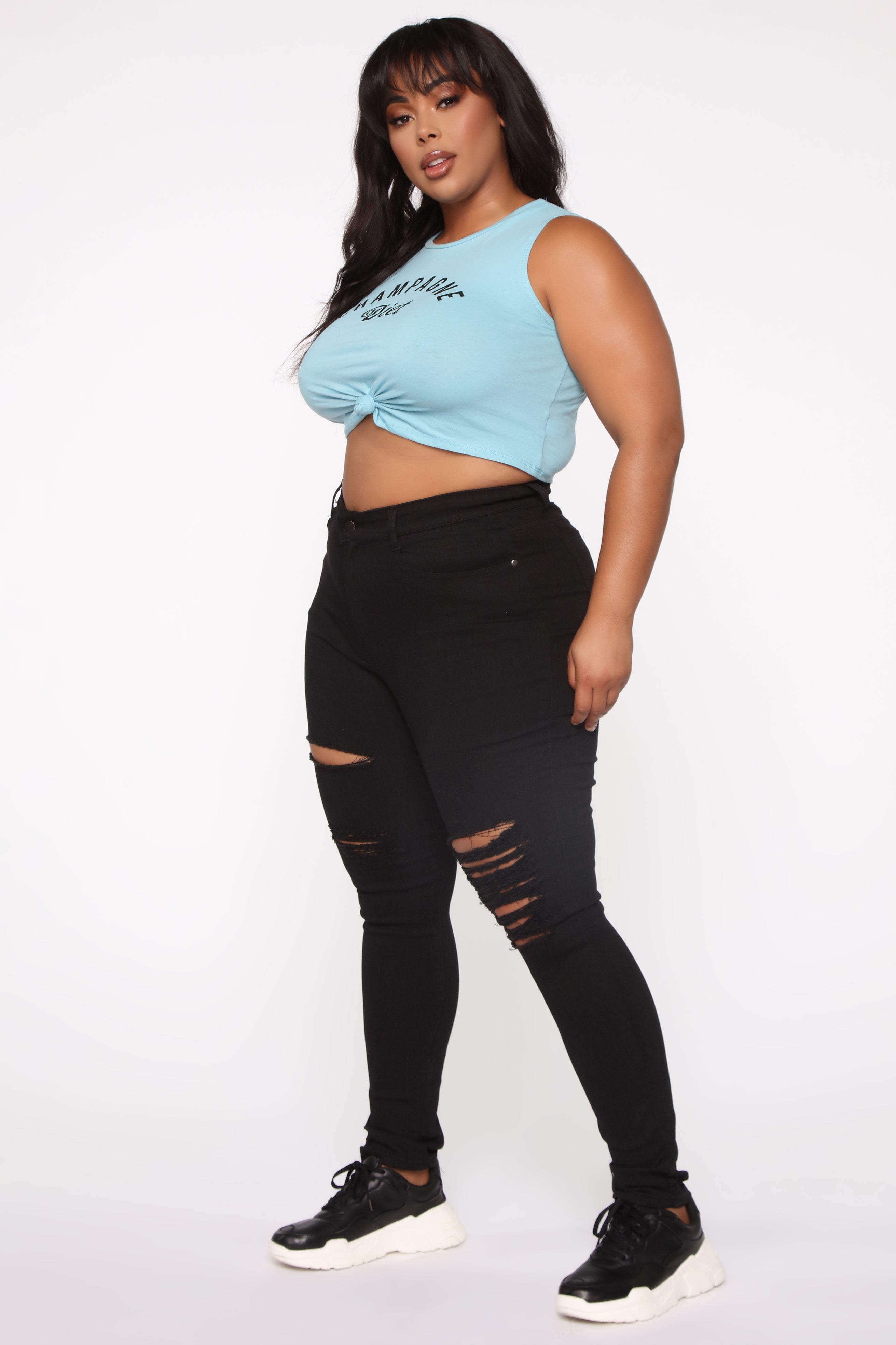 Shake That Thing Jeans - Black Ins Street