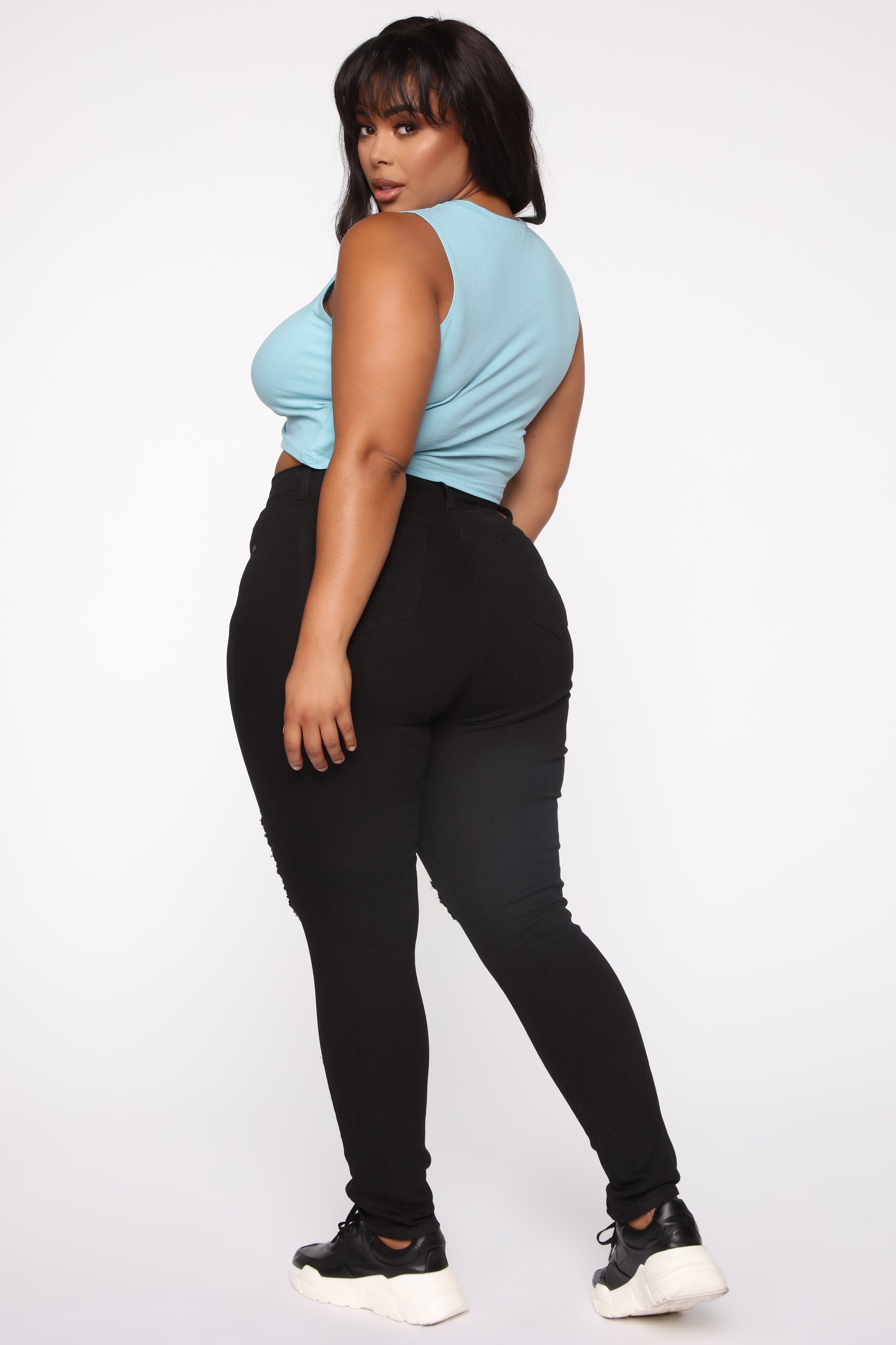 Shake That Thing Jeans - Black Ins Street