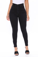 Caroline High Rise Jeans - Black Ins Street