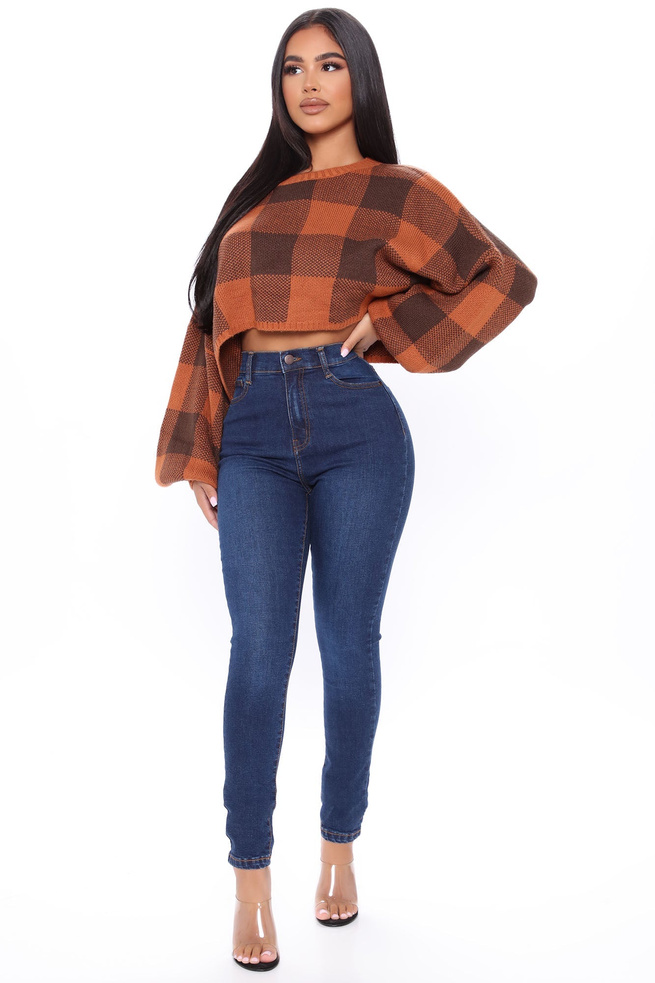 Superhuman High Rise Jeans - Dark Wash Ins Street