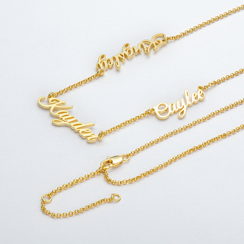 Three Names Concatenated Customized Necklace 2023-03-14 InsStreet