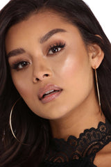 Large Sleek Hoops Ins Street