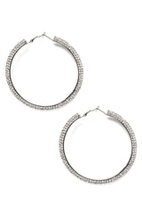 Shine In Rhinestone Hoops Ins Street