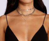 Layer It On Lariat Chain Necklace Set Ins Street
