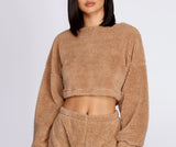 Cozier Than Ever Sherpa PJ Top Ins Street