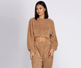 Cozier Than Ever Sherpa PJ Top Ins Street