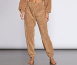 Cozier Than Ever Sherpa PJ Joggers Ins Street