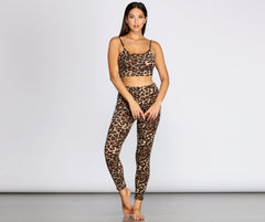 Cozy Leopard Print PJ Leggings Ins Street