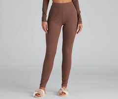 Lazy Day Vibes Pajama Leggings Ins Street