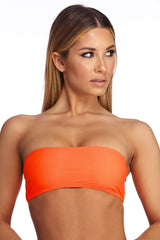 So Chic Bandeau Swim Top Ins Street