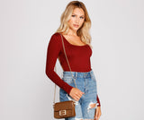 Smooth Talker Faux Leather Crossbody