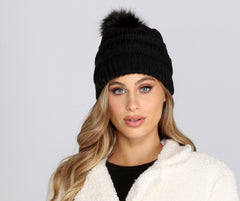 Cuddle Buddy Knit Pom Pom Beanie Ins Street