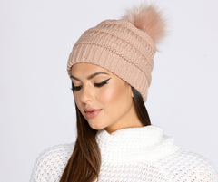 Cuddle Buddy Knit Pom Pom Beanie Ins Street