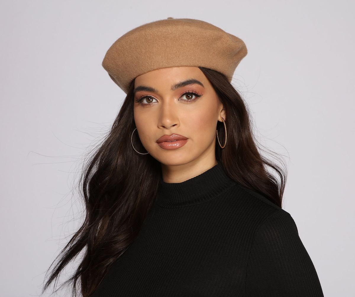 So Chic Wool Beret Ins Street