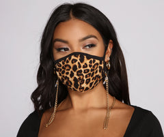 So Chic Chain Link Mask Chain Ins Street