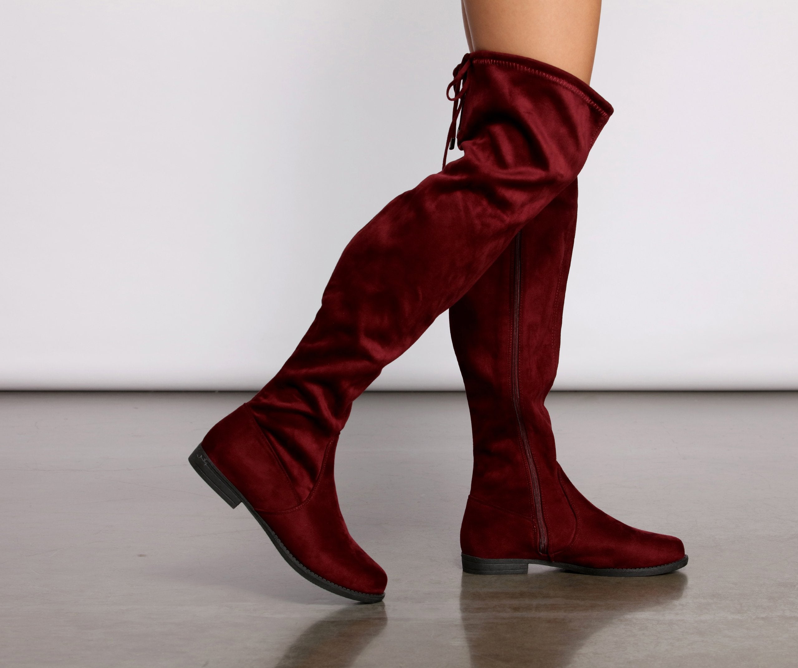 Simply Stylish Flat Over The Knee Boots Ins Street