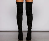 Lace Back Stiletto Boots Ins Street