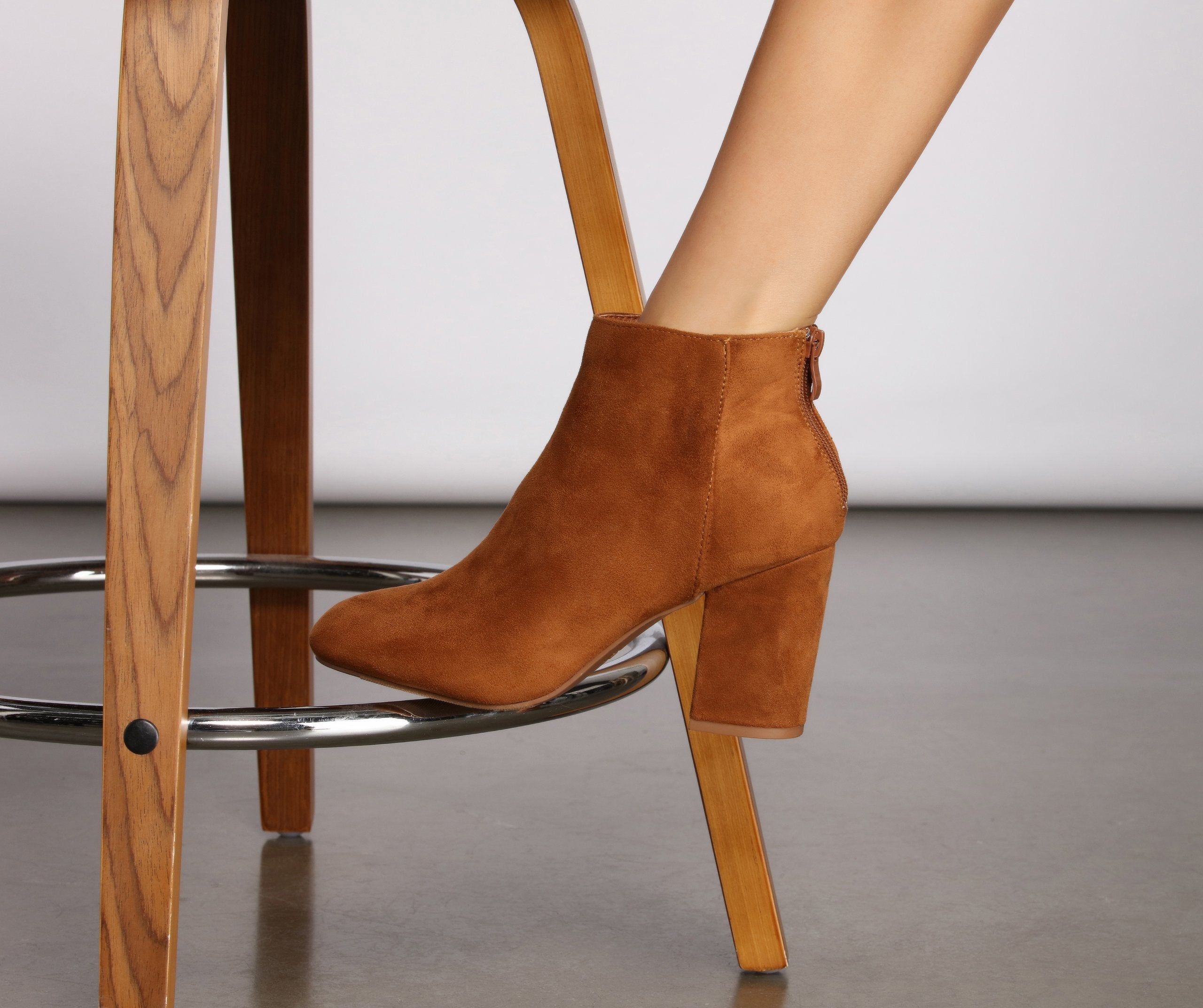 Slay In Basic Faux Suede Booties Ins Street