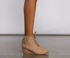 So Basic Faux Suede Booties Ins Street