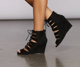 Laced In Style Wedge Heels Ins Street