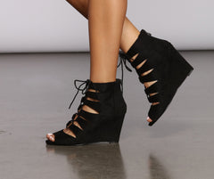 Laced In Style Wedge Heels Ins Street