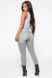In The Night High Rise Skinny Jeans - Grey Ins Street