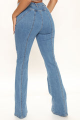 Rays For Daze VIntage Flare Jeans - Medium Blue Wash Ins Street