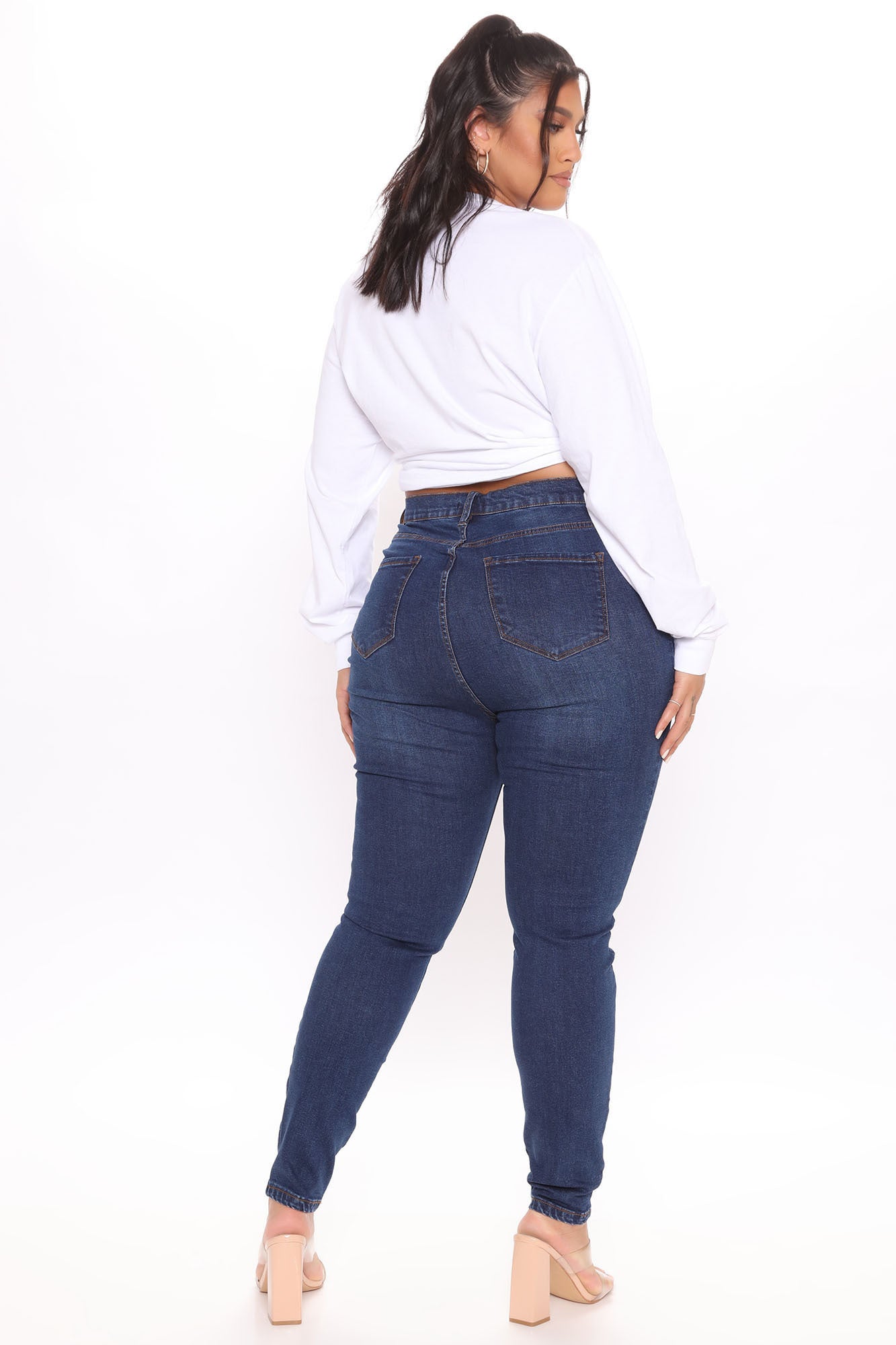 Superhuman High Rise Jeans - Dark Wash Ins Street