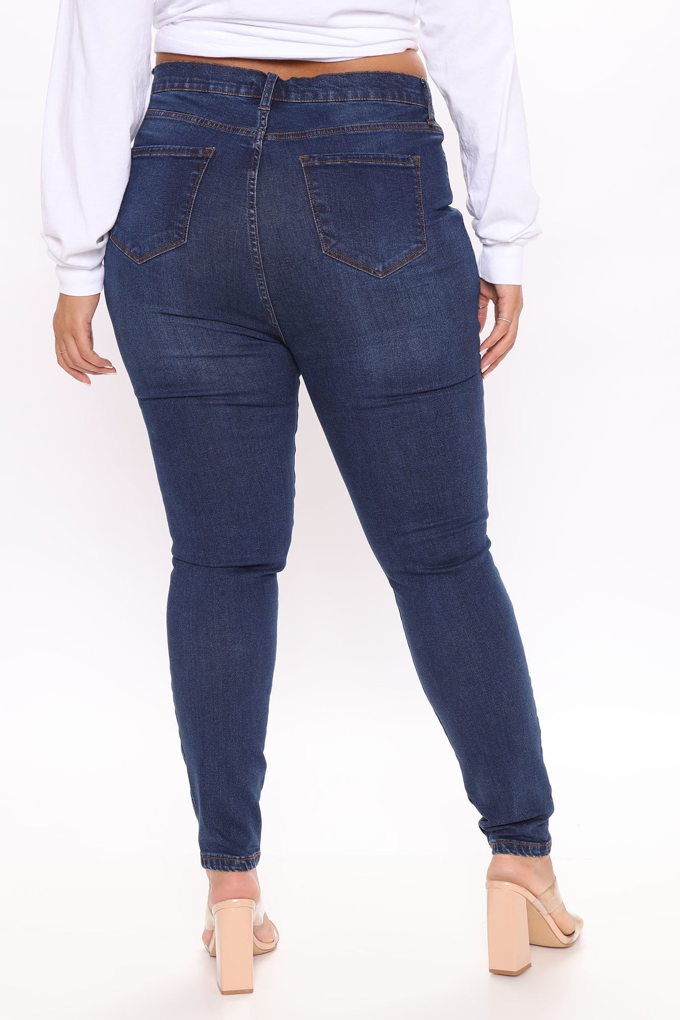 Superhuman High Rise Jeans - Dark Wash Ins Street