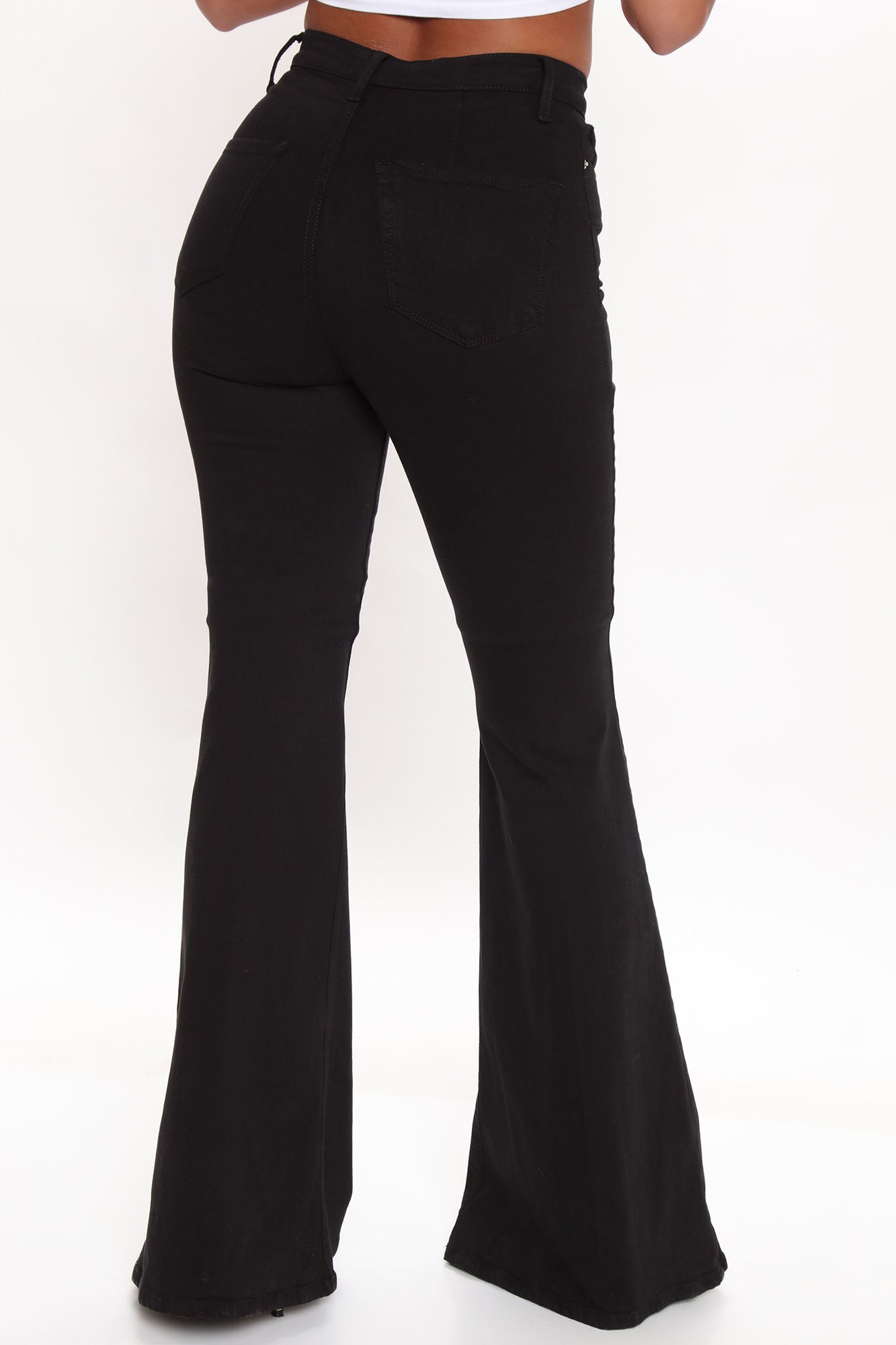 Tall Santorini Super Stretch Flare Jeans - Black Ins Street