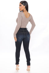 Recycled Mid Rise Skinny Jeans - Dark Wash Ins Street
