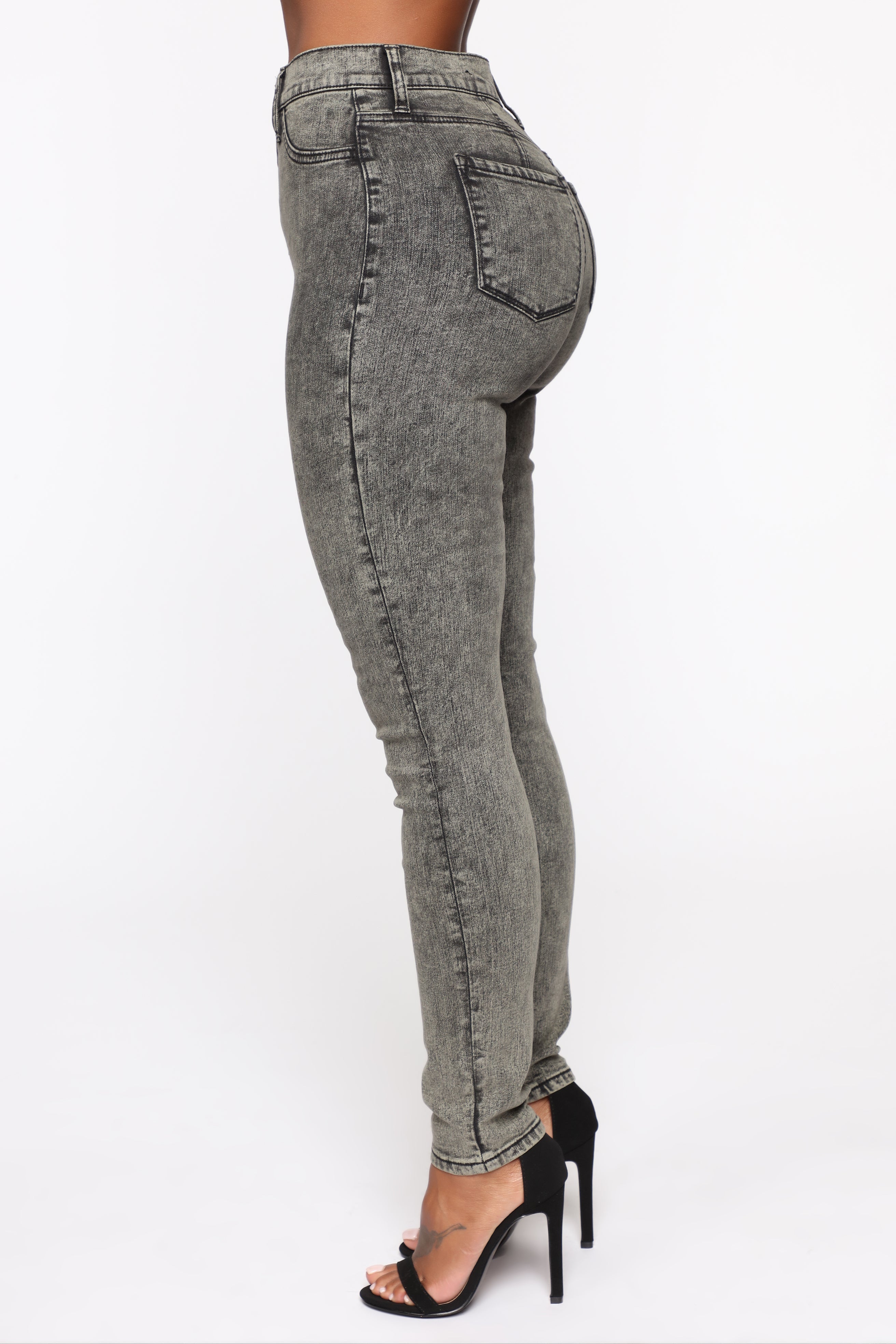 Slow It Down High Rise Skinny Jeans - Olive Ins Street