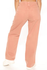 Skating By Utility Wide Leg Jeans - Chestnut Ins Street
